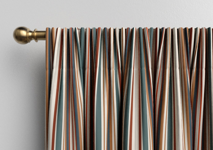 The British Stripe Co. Elizabeth, Teignbridge No.1 - Made to Measure Curtains - Image 9